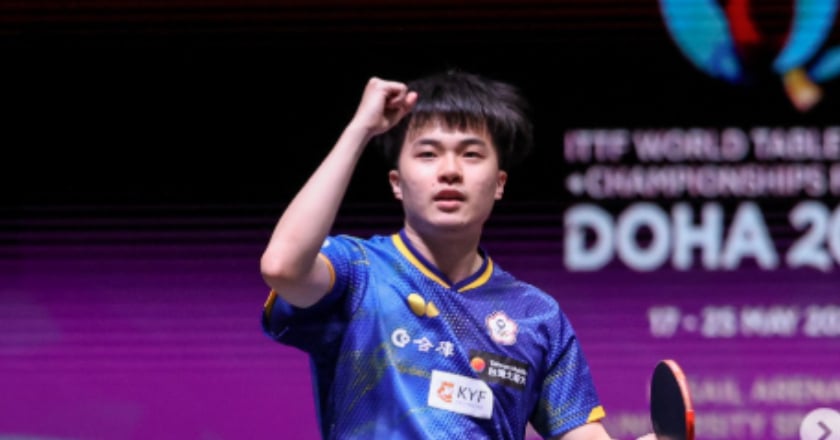 WTT林昀儒強壓中國向鵬挺進8強 下戰對陣張本智和
